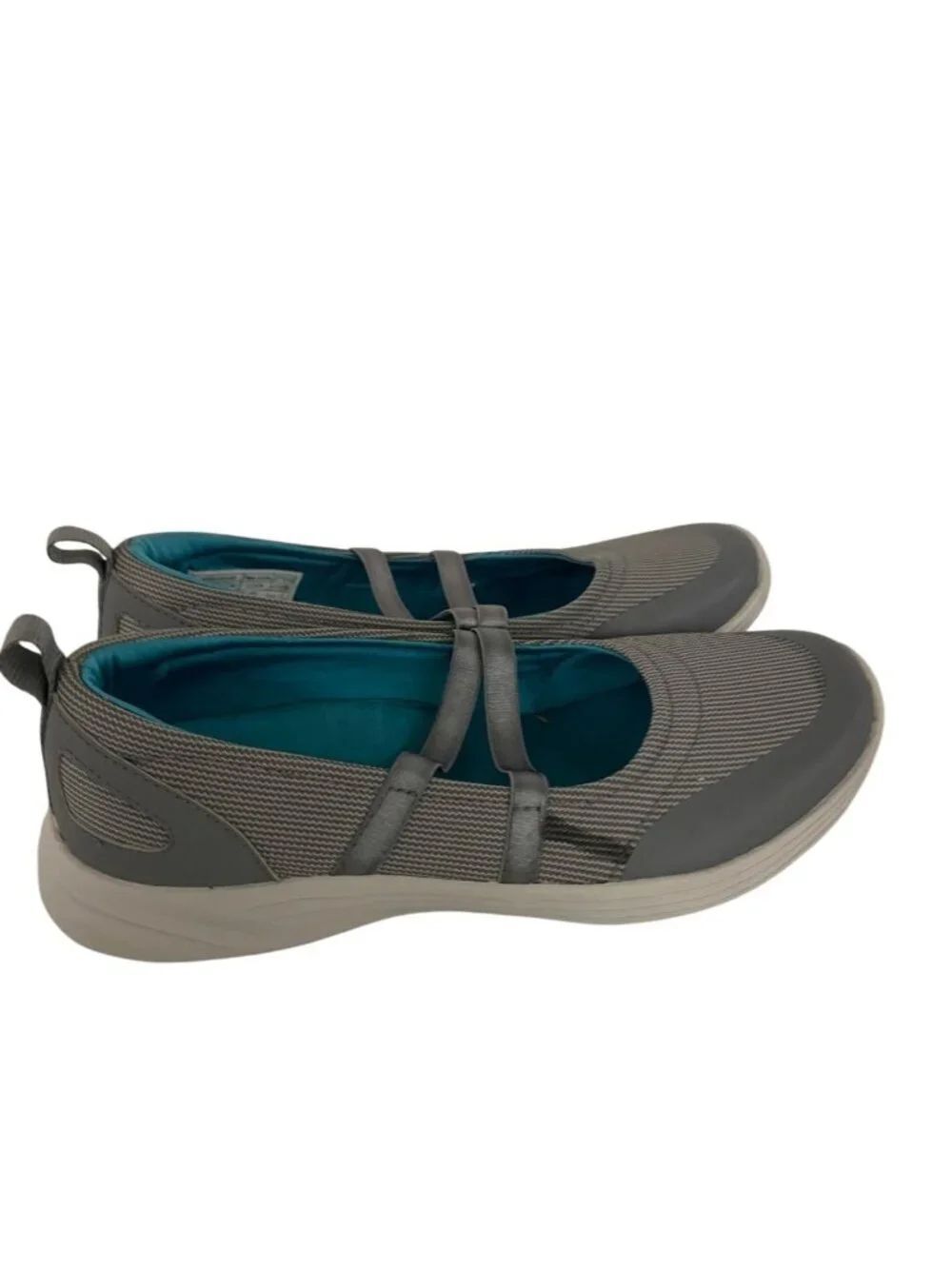 Vionic Womens Agile Opal Mary Jane Slip On Sneaker EU 42 US 10 Gray Blue Defect